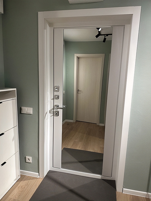 Дверь с ростовым зеркалом Дверь с ростовым зеркалом