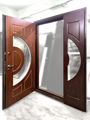 Дверь в дом с нестандартным стеклопакетом Дверь в дом с нестандартным стеклопакетом