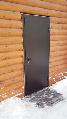 Порошковая дверь в дачном доме Порошковая дверь в дачном доме