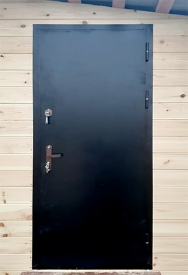 Порошковая дверь в частном доме (пос. Дмитроград) Порошковая дверь в частном доме (пос. Дмитроград)